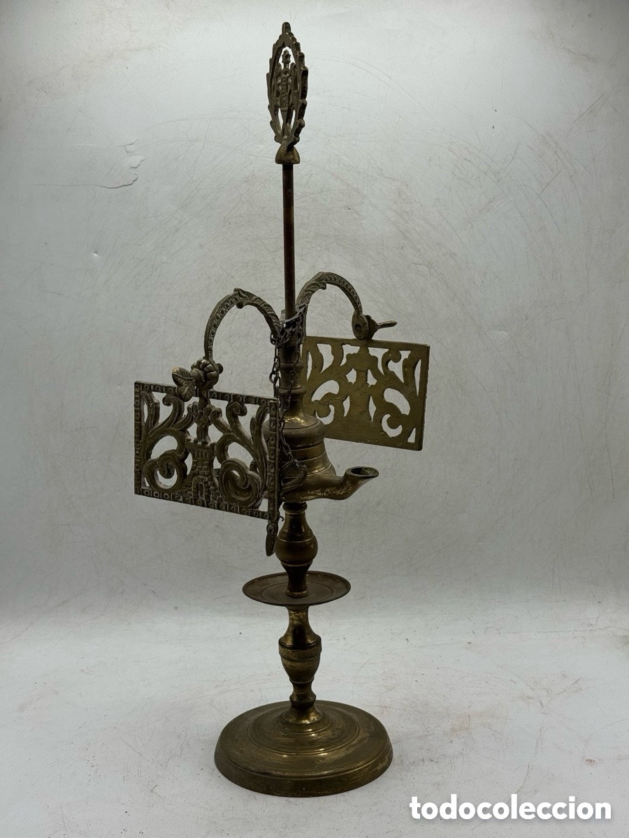 Antig&uuml;edades: Antiguo vel&oacute;n de bronce - Foto 7