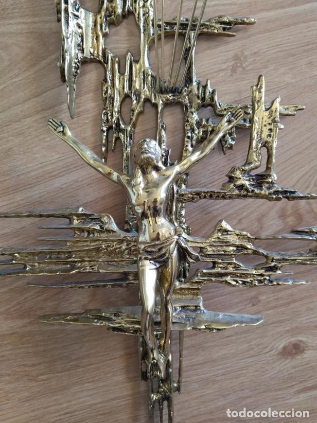 Antig&uuml;edades: Cristo Bronce Estilo Dal&iacute; - Foto 2