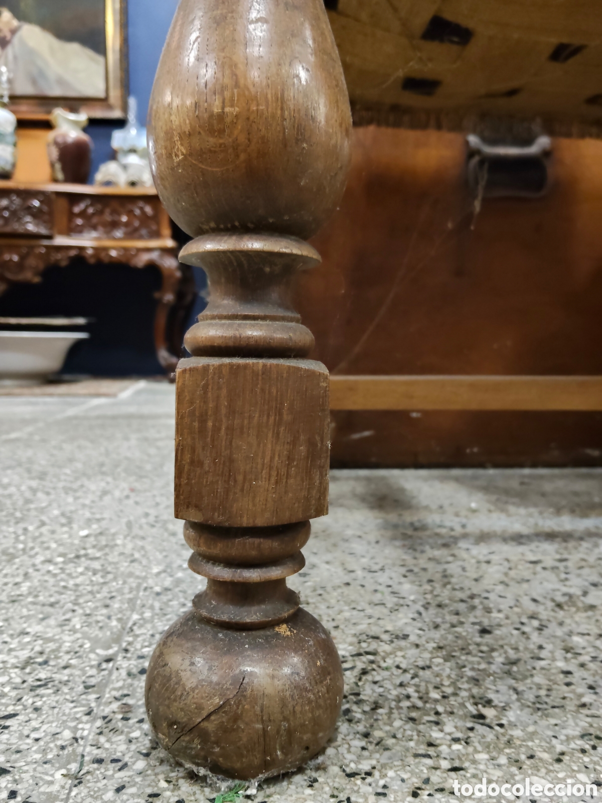 Antig&uuml;edades: Antiguo sill&oacute;n Castellano - Foto 4