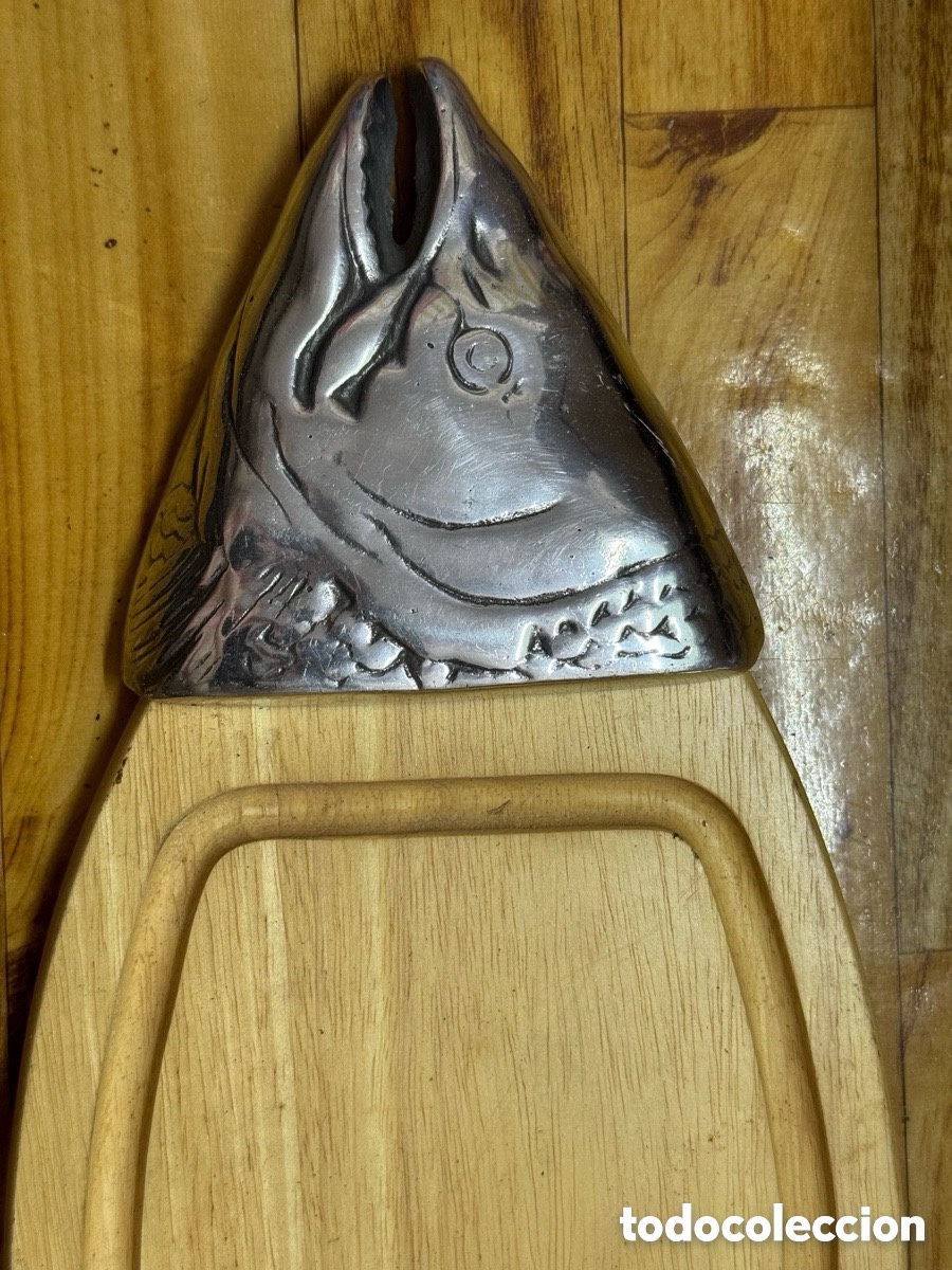 Antig&uuml;edades: Tabla salmonera a&ntilde;os 70 - Foto 3