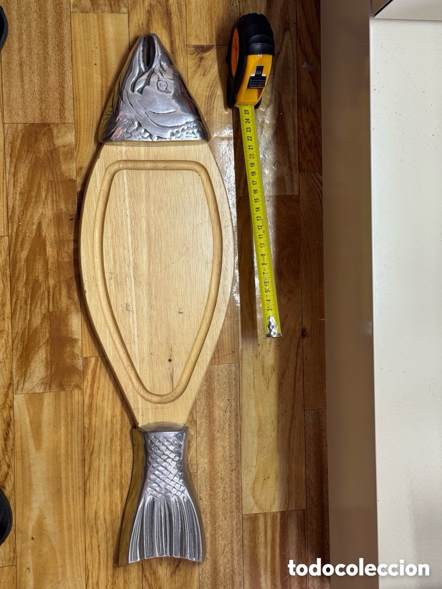 Antig&uuml;edades: Tabla salmonera a&ntilde;os 70 - Foto 5