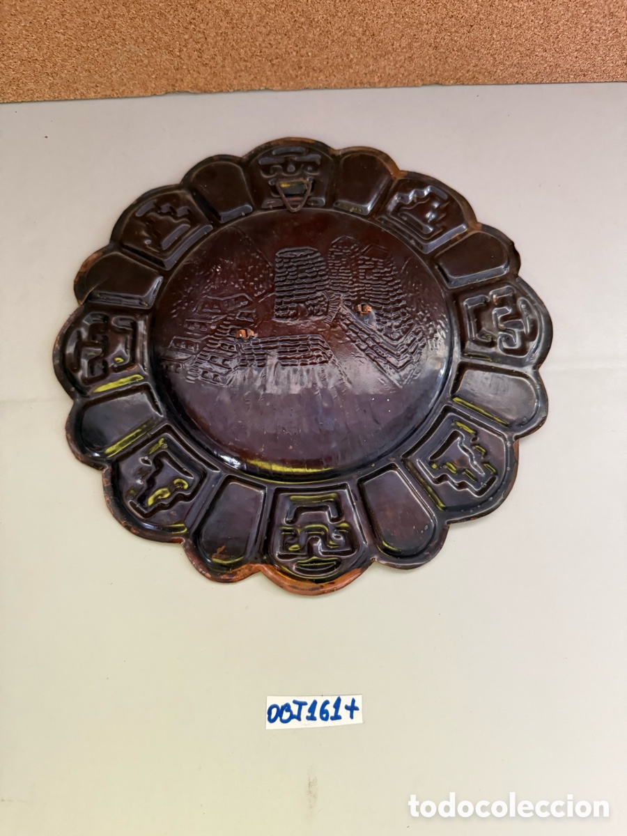 Antig&uuml;edades: Antiguo plato de cobre de Per&uacute; - Foto 2