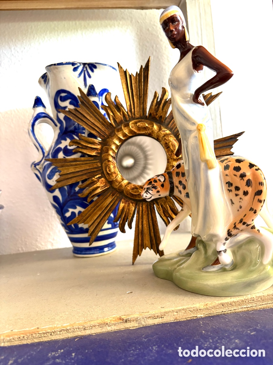 Antig&uuml;edades: ESPEJO SOL MADERA DORADA. - Foto 11