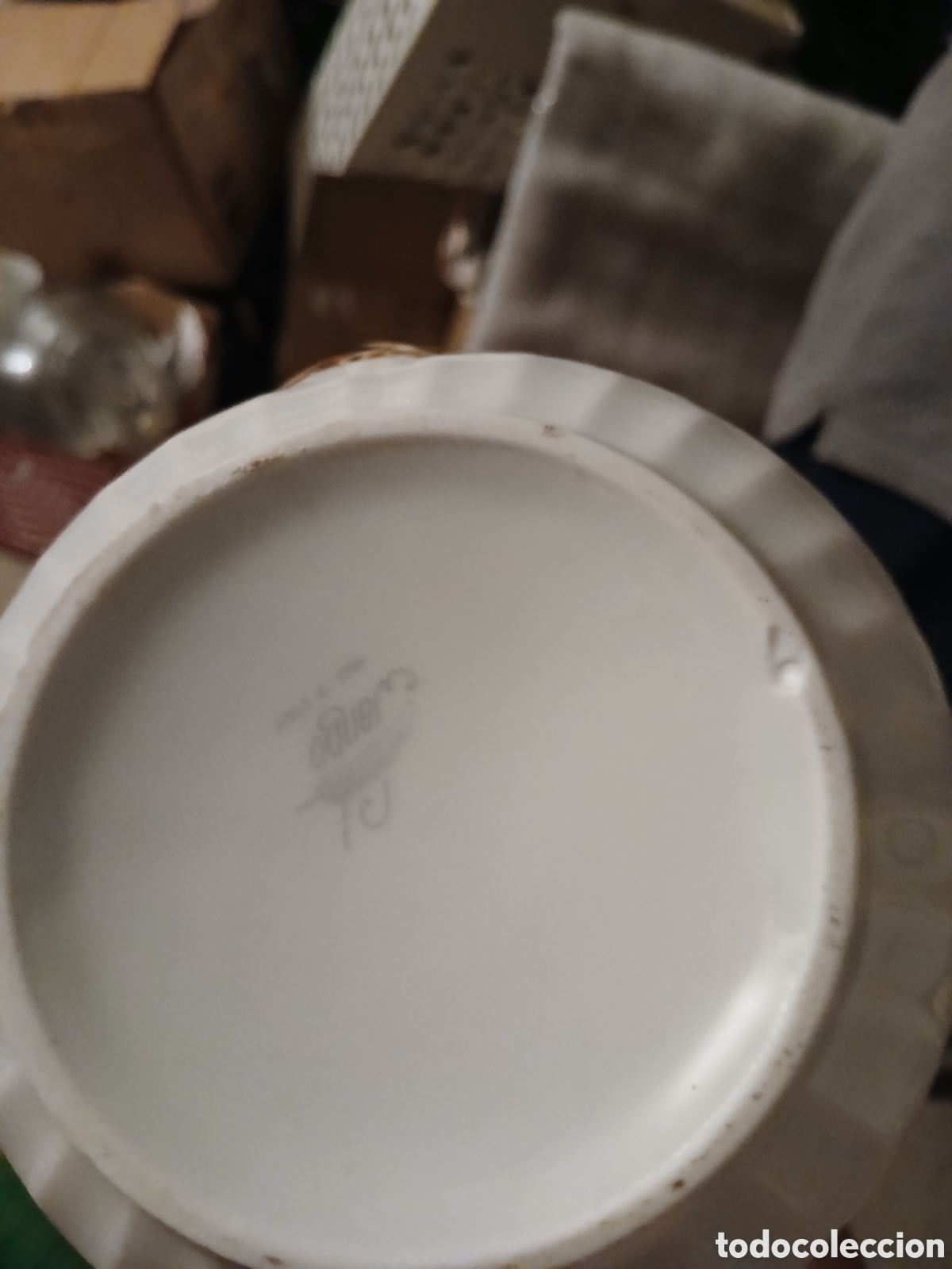 Antig&uuml;edades: Juego de caf&eacute; con ba&ntilde;o de oro. - Foto 3