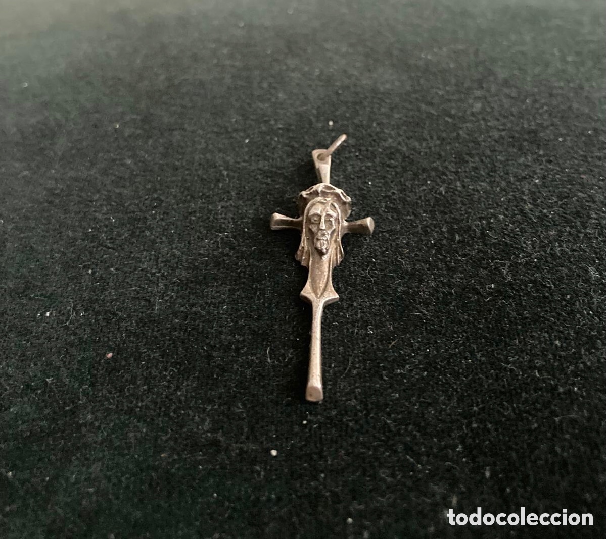 Antig&uuml;edades: Original Cruz con la cabeza de Cristo - Foto 1