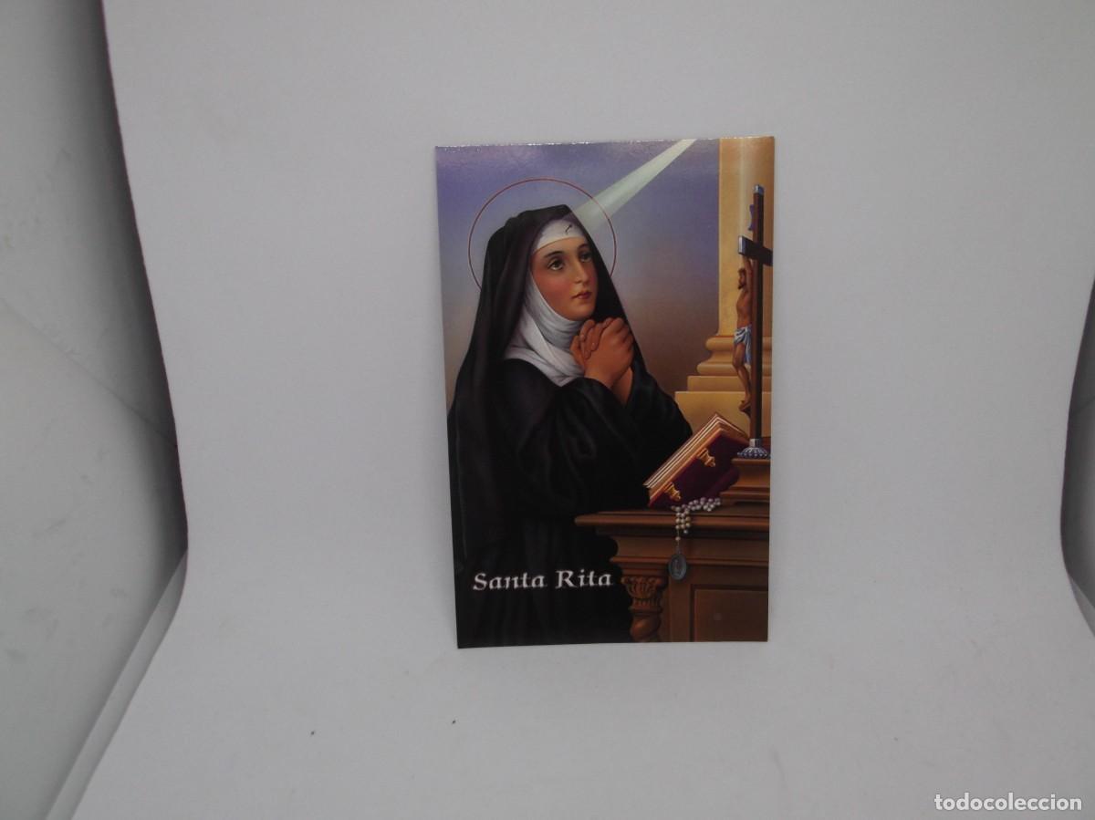 Antig&uuml;edades: Estampa religiosa de Santa Rita - Foto 1