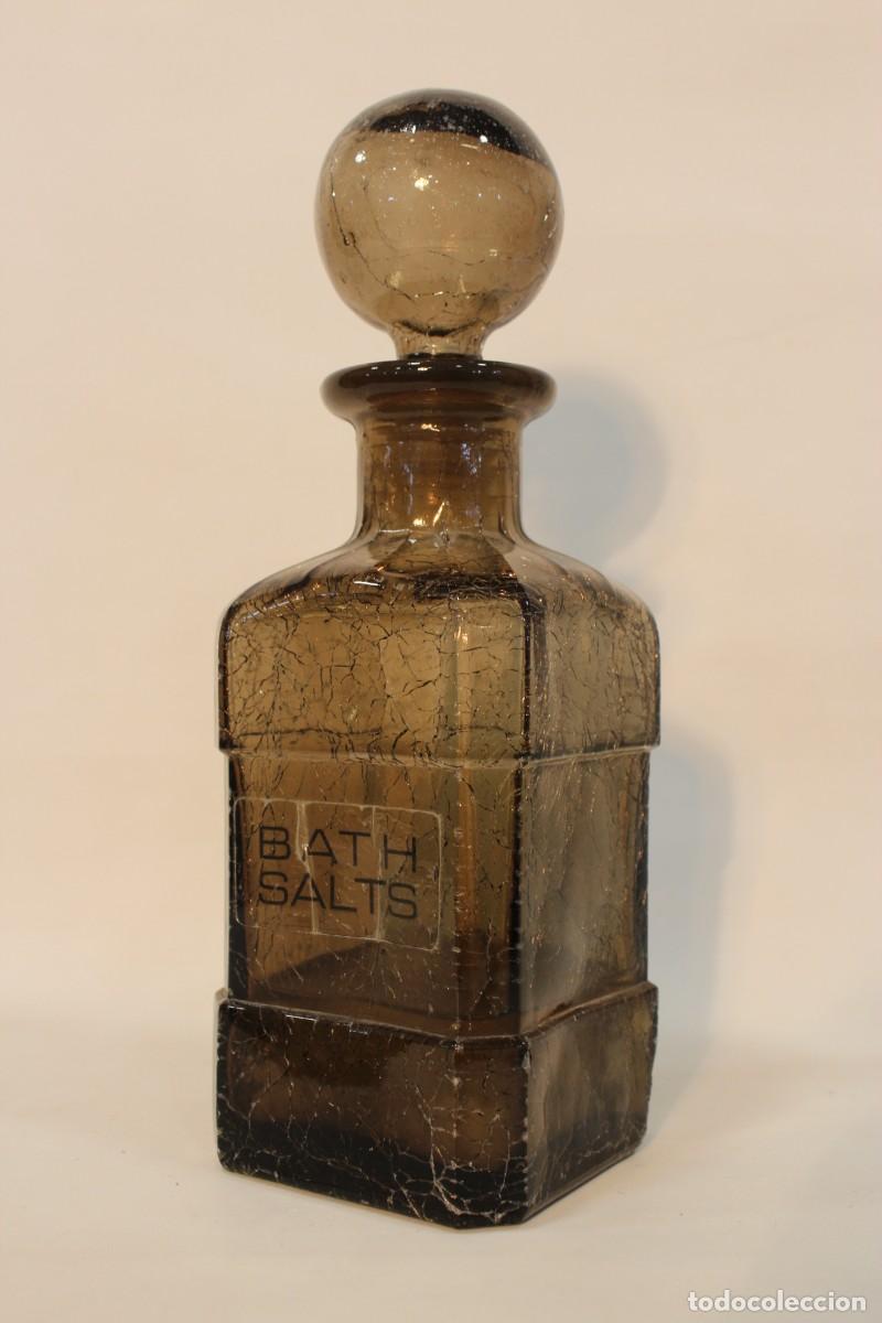Antig&uuml;edades: Recipiente de cristal transparente - Foto 1