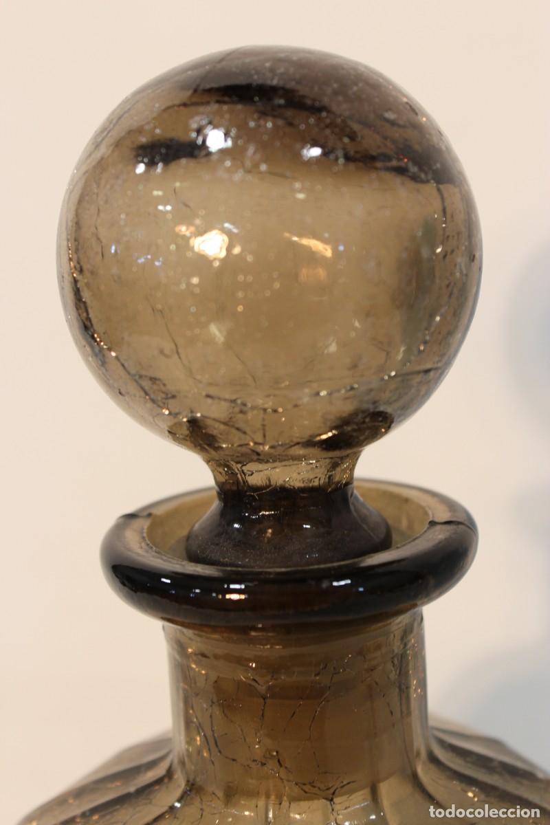 Antig&uuml;edades: Recipiente de cristal transparente - Foto 4