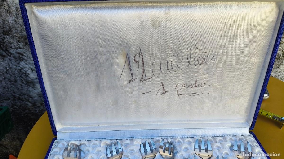 Antig&uuml;edades: Coffret &agrave; dessert banado de plata - Foto 4