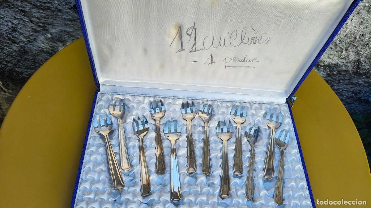 Antig&uuml;edades: Coffret &agrave; dessert banado de plata - Foto 5