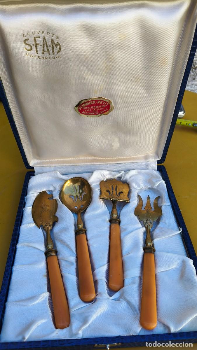 Antig&uuml;edades: Coffret &agrave; dessert vermeil - Foto 1