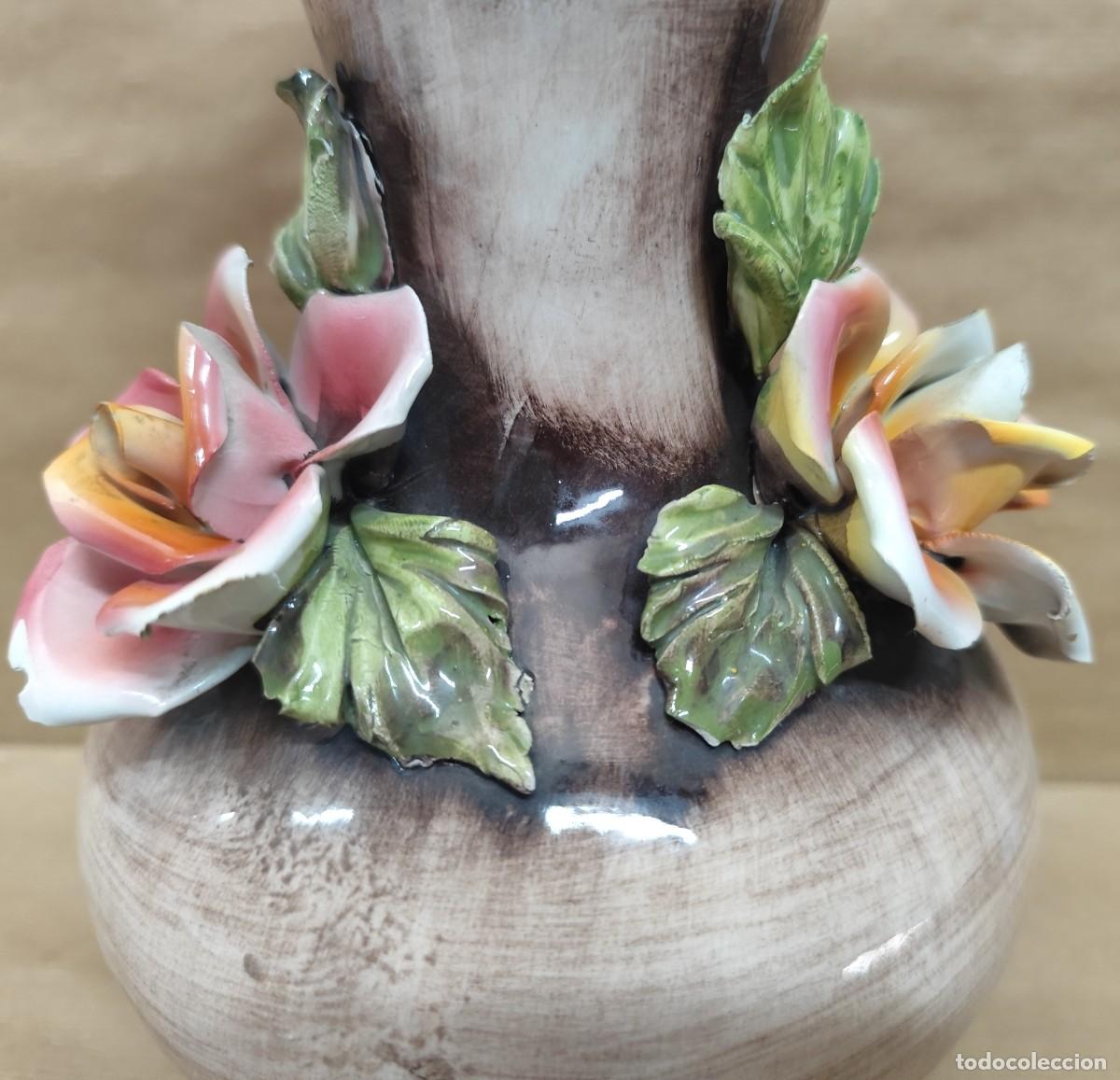 Antig&uuml;edades: Jarr&oacute;n de porcelana Capodimonte - Foto 6
