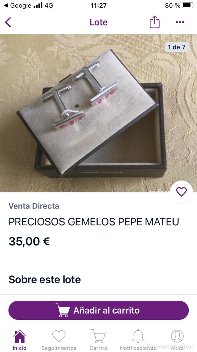 Antig&uuml;edades: EXCELENTES GEMELOS PEPE MATEU - Foto 3