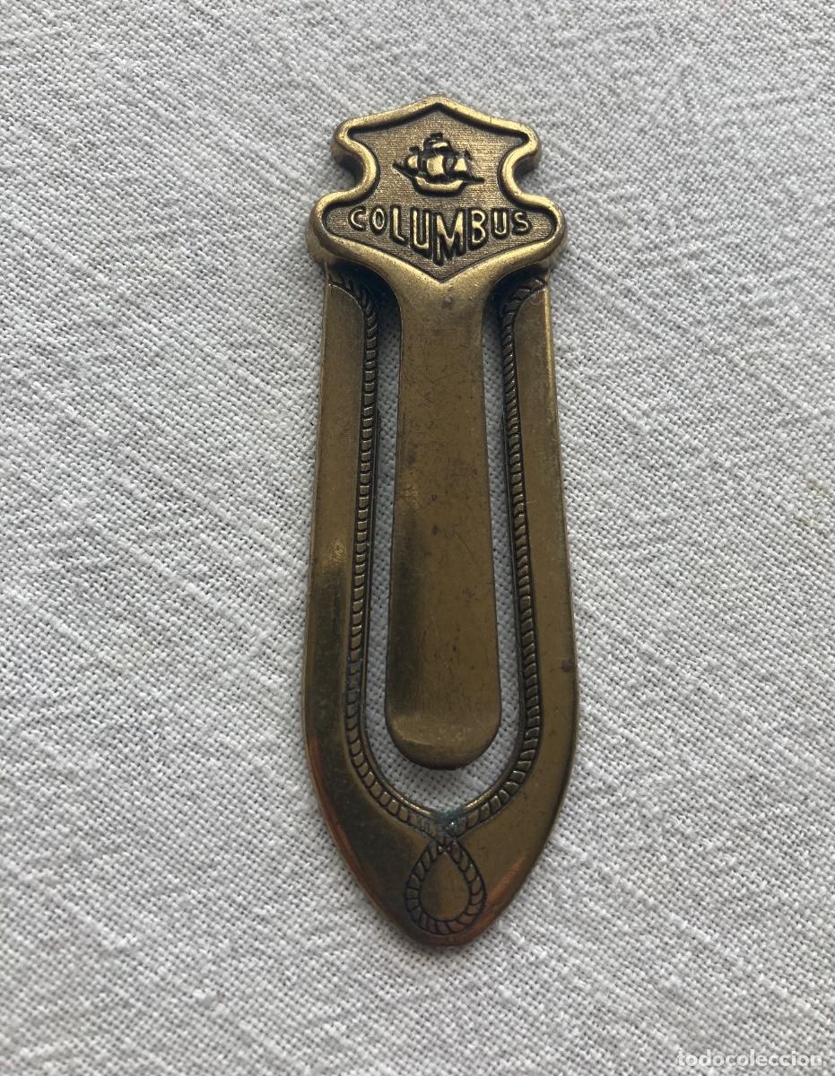 Antig&uuml;edades: MARCAP&Aacute;GINAS METALICO COLUMBUS