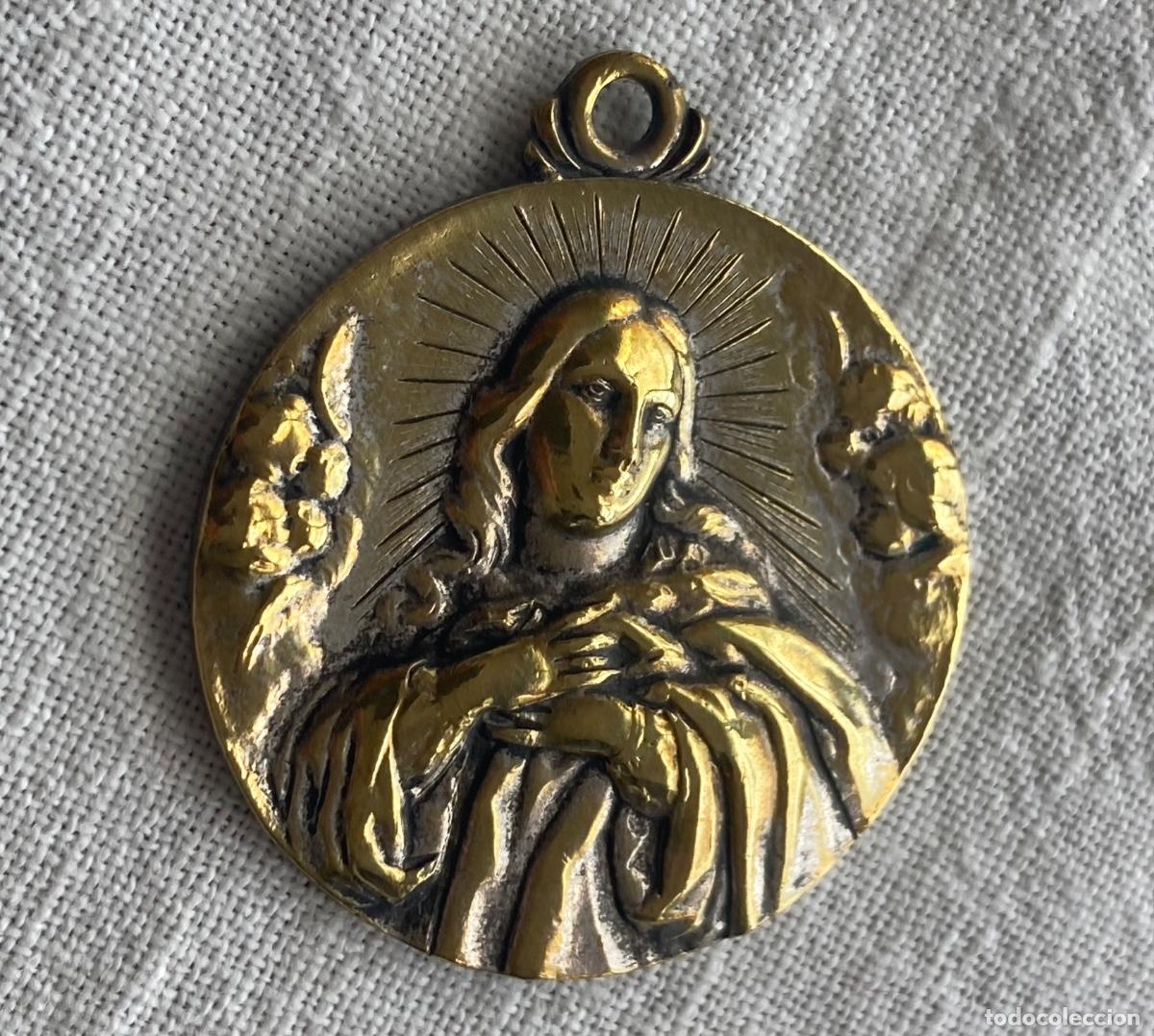 Antig&uuml;edades: MEDALLA DE BRONCE CENTENARIO AMOR DE DIOS - Foto 1