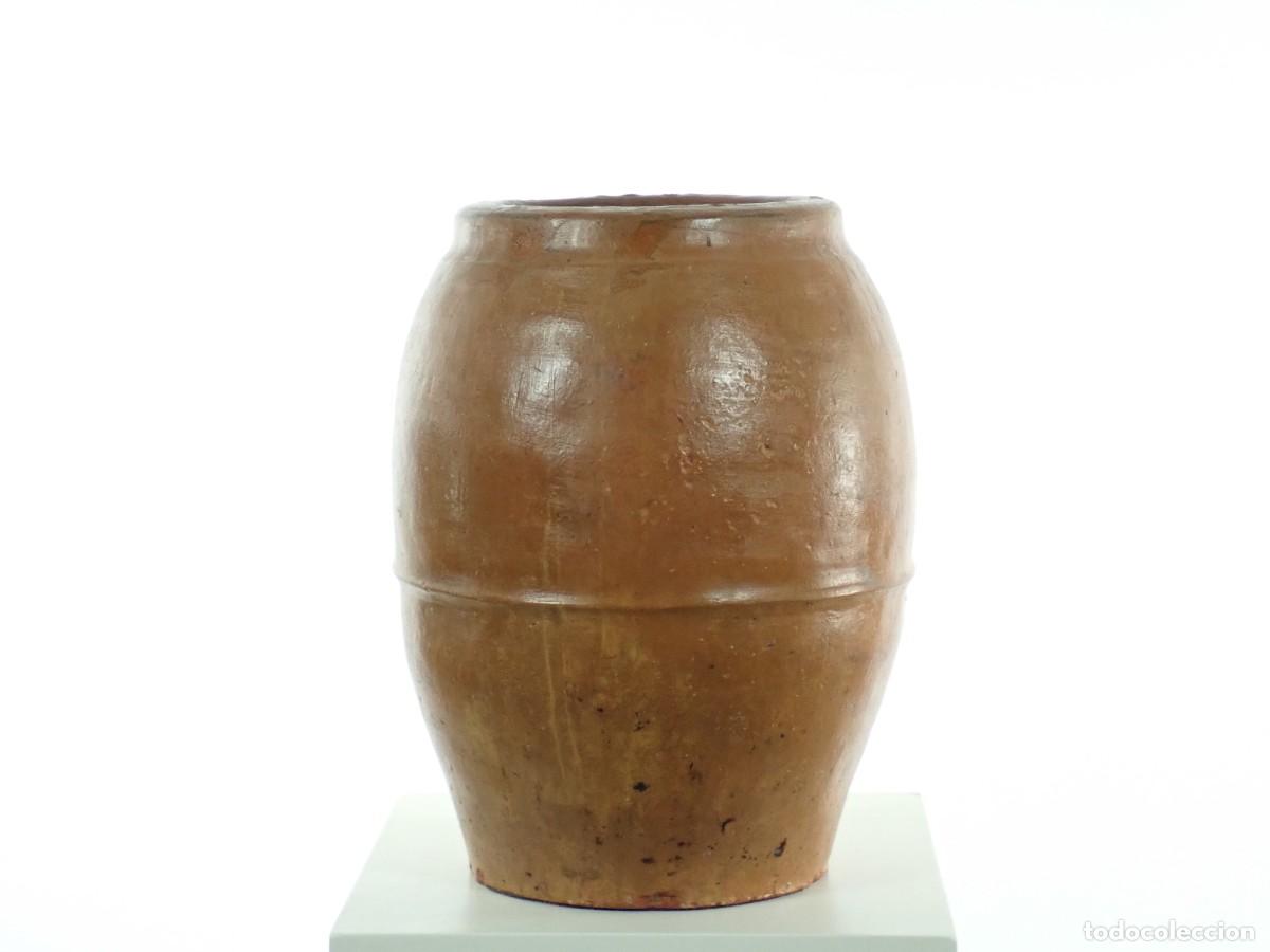 Antig&uuml;edades: TINAJA DE BARRO COCIDO, BARNIZADA - Foto 1
