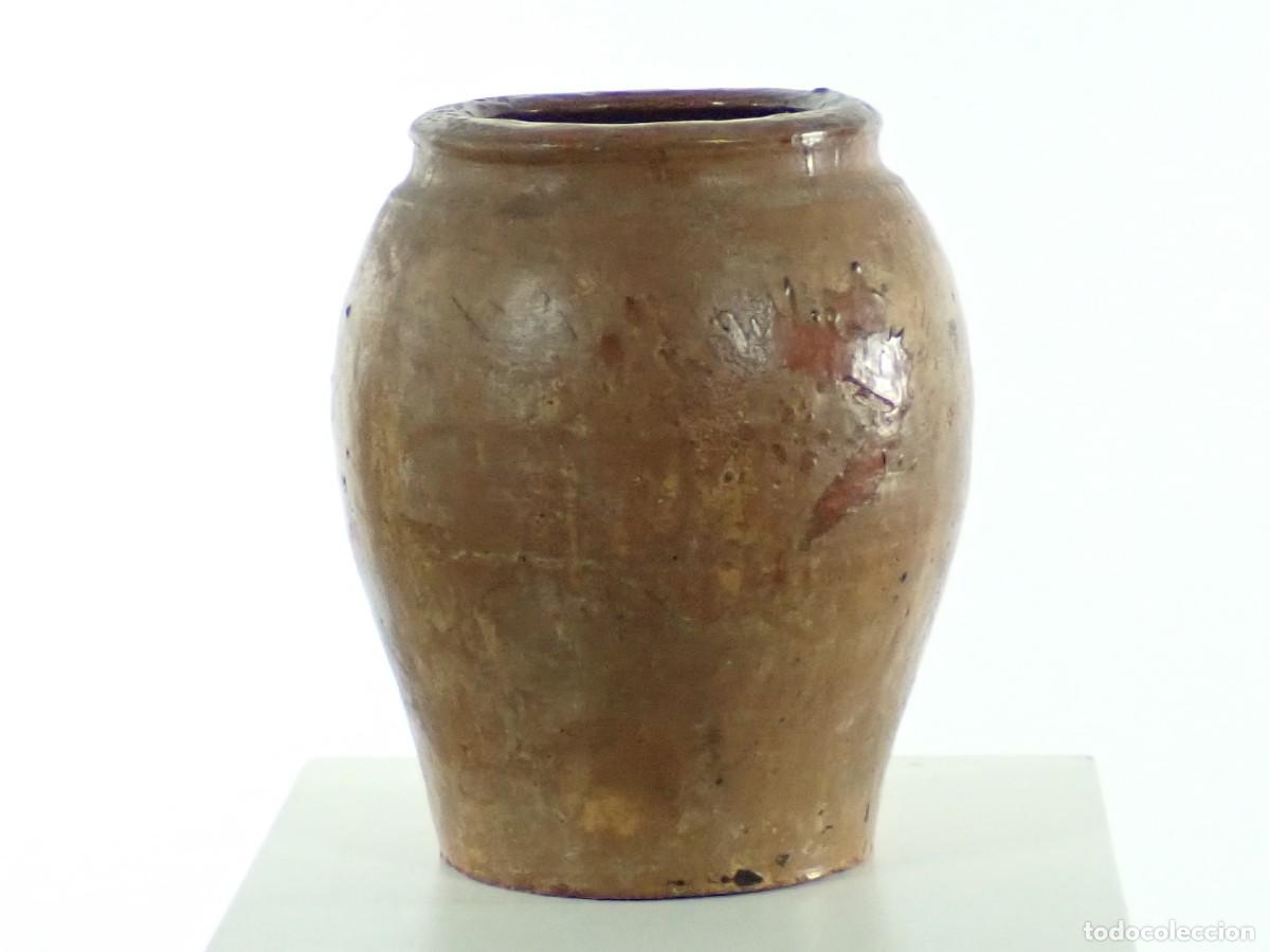 Antig&uuml;edades: TINAJA DE BARRO COCIDO, BARNIZADA - Foto 1