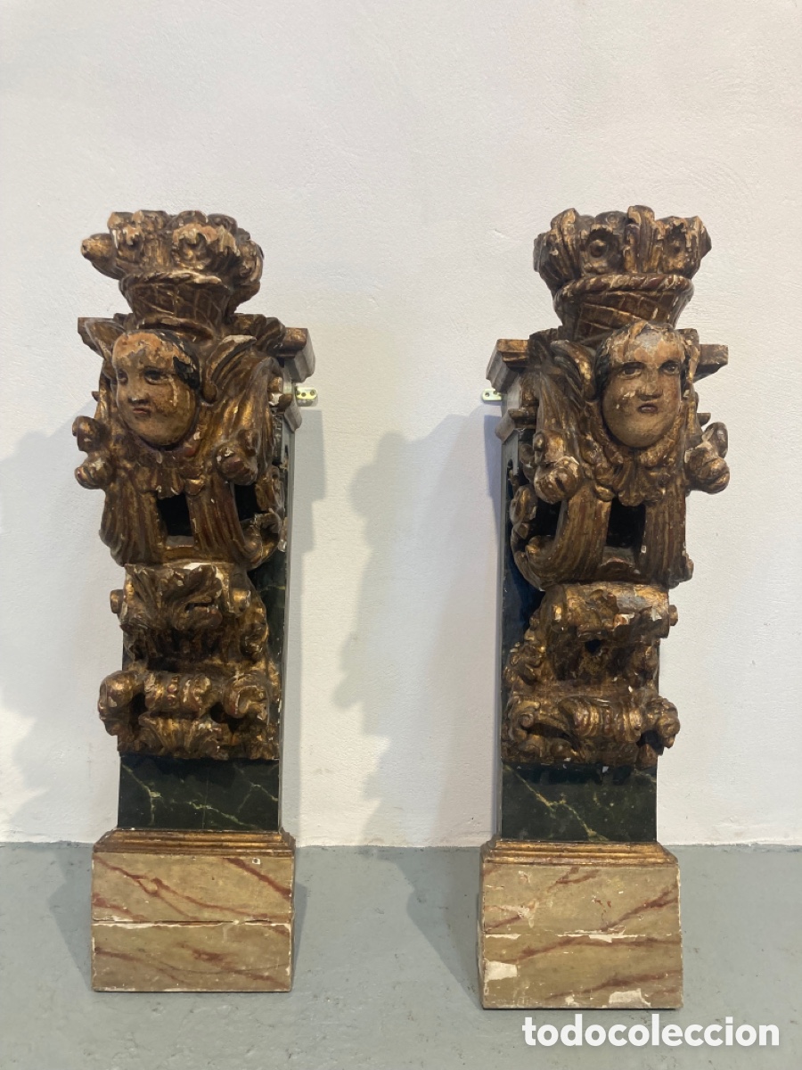 Antig&uuml;edades: Antiguas Mensulas S XVIII - Foto 1