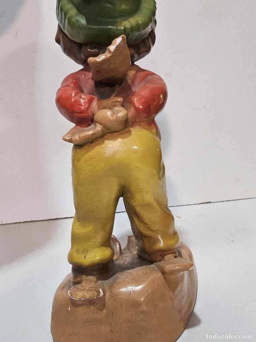 Antig&uuml;edades: figura de ni&ntilde;o esquiando - Foto 4
