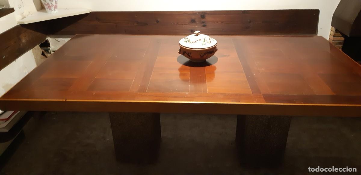 Antig&uuml;edades: Mesa de comedor de caoba - Foto 1