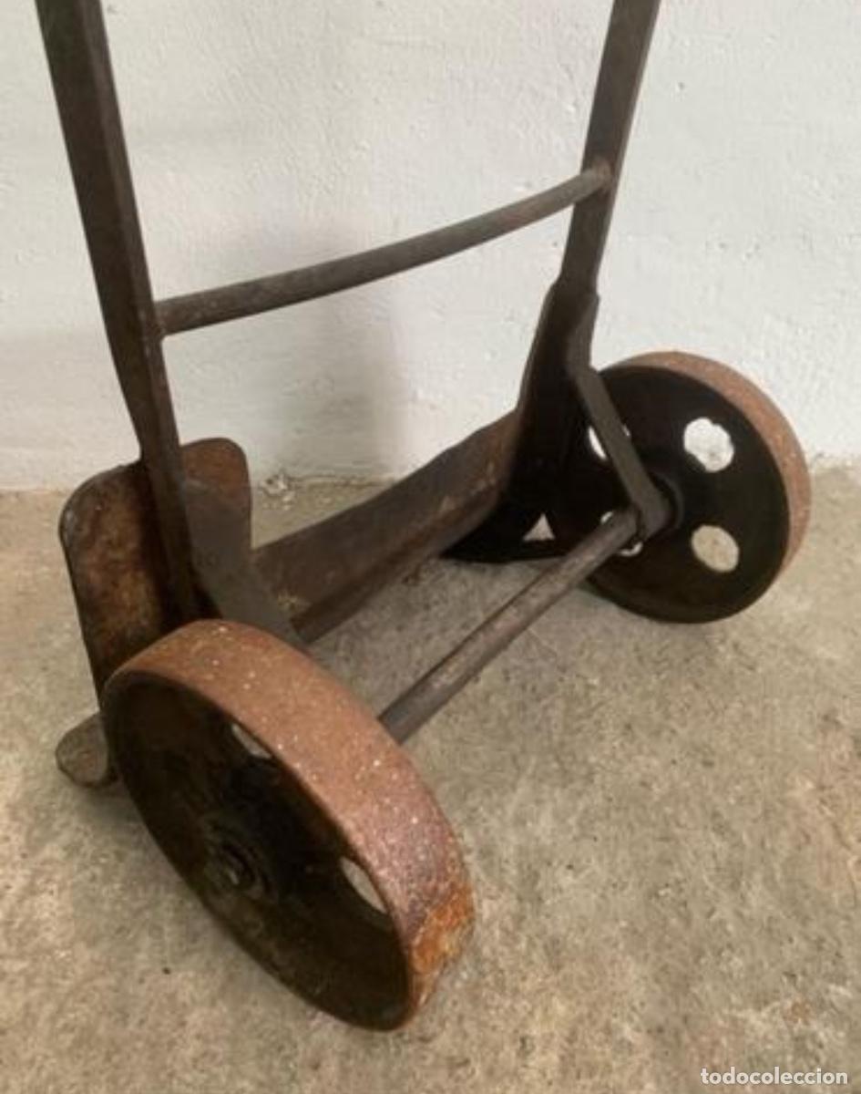 Antig&uuml;edades: Carretilla Vintage Hierro - Foto 3