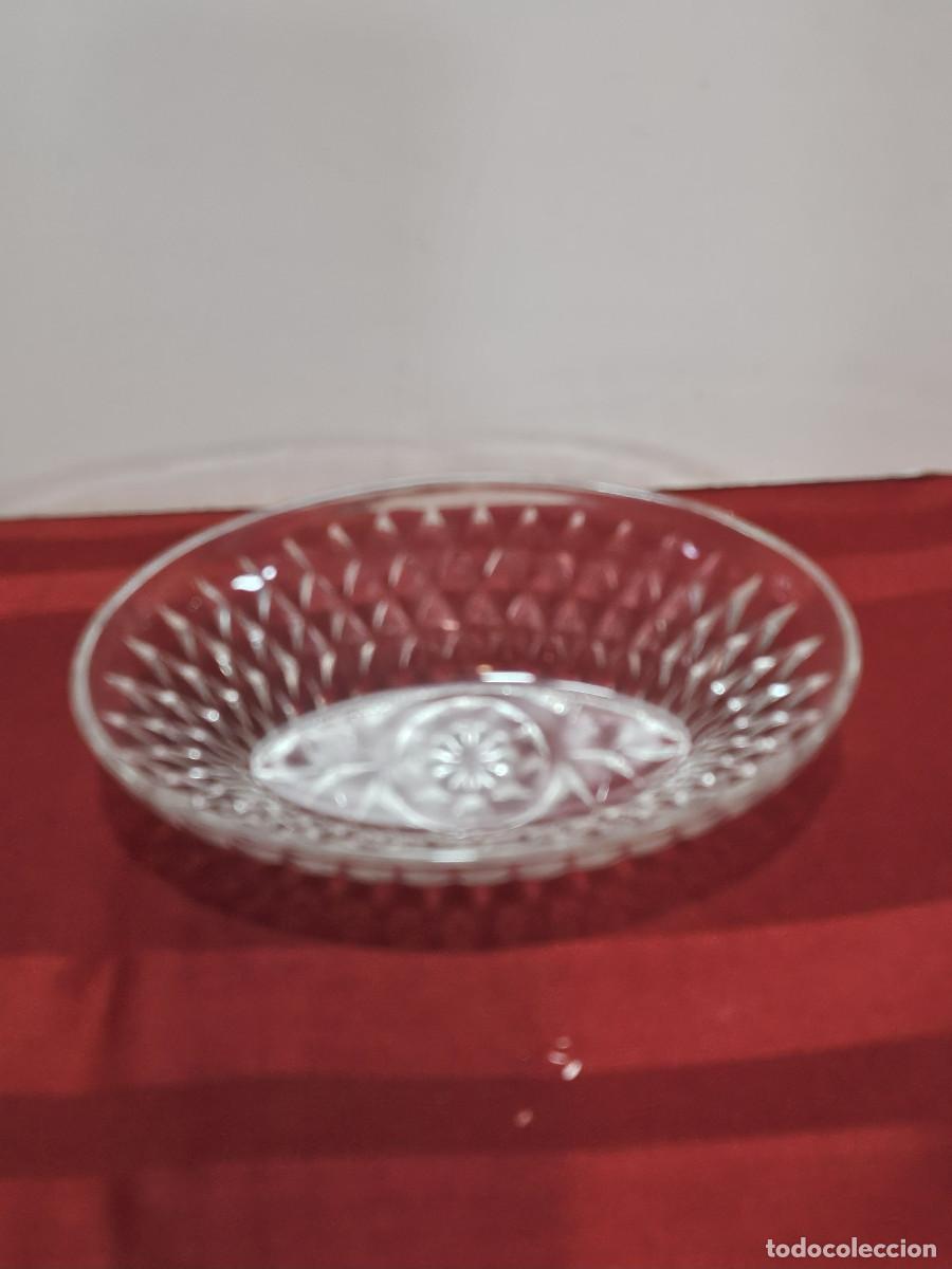 Antig&uuml;edades: bandeja de cristal labrado - Foto 1