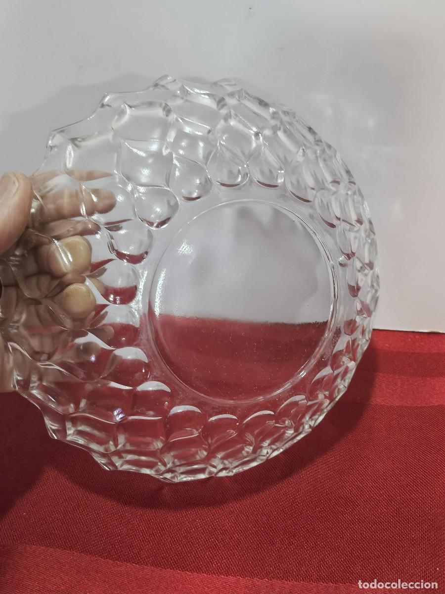 Antig&uuml;edades: cuenco de cristal vicelados - Foto 3