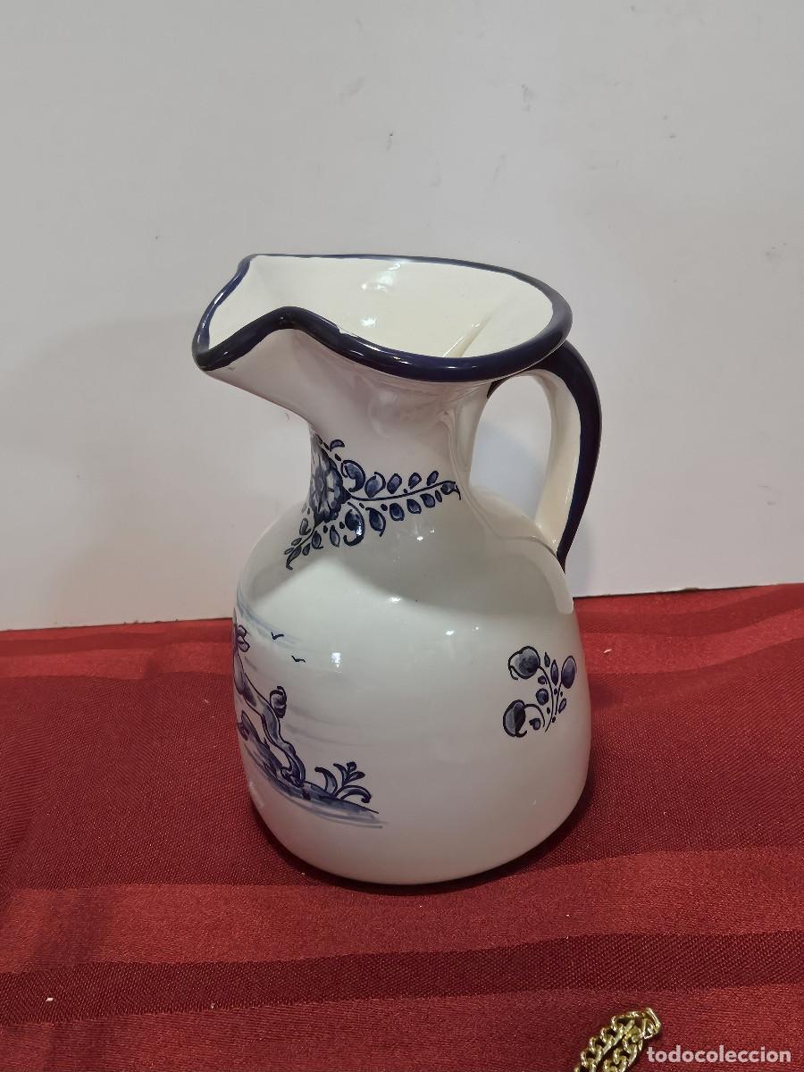 Antig&uuml;edades: jarron de ceramica de talavera - Foto 1