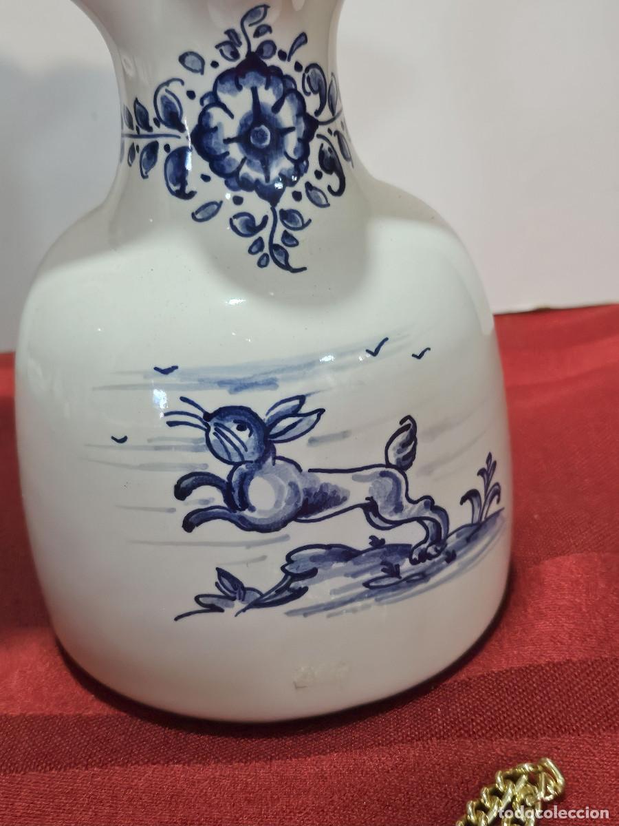 Antig&uuml;edades: jarron de ceramica de talavera - Foto 3