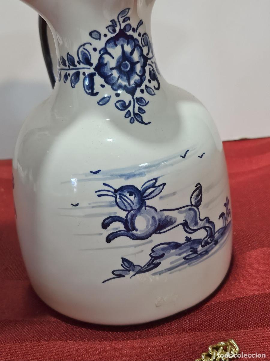 Antig&uuml;edades: jarron de ceramica de talavera - Foto 4