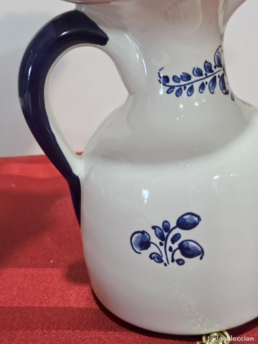 Antig&uuml;edades: jarron de ceramica de talavera - Foto 5