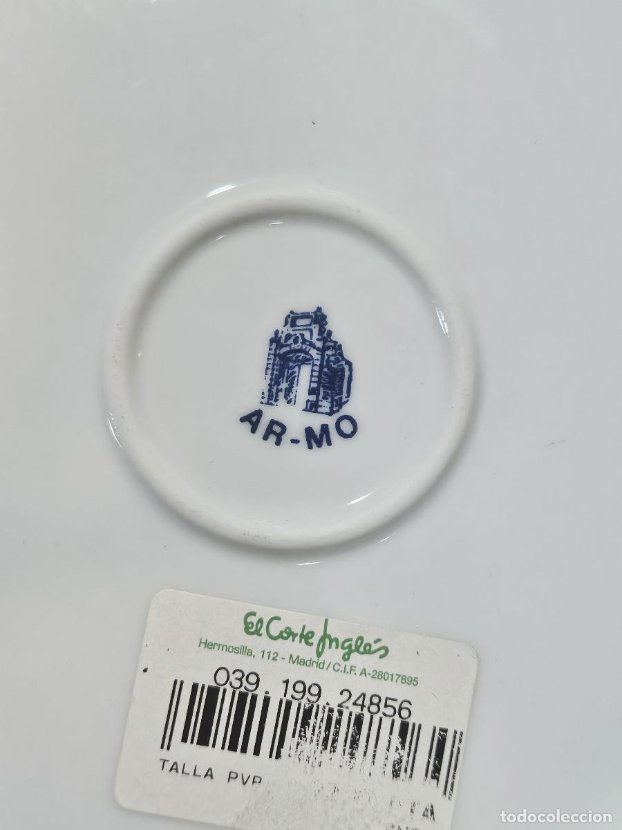 Antig&uuml;edades: bandeja de A Coruna en porcelana - Foto 3