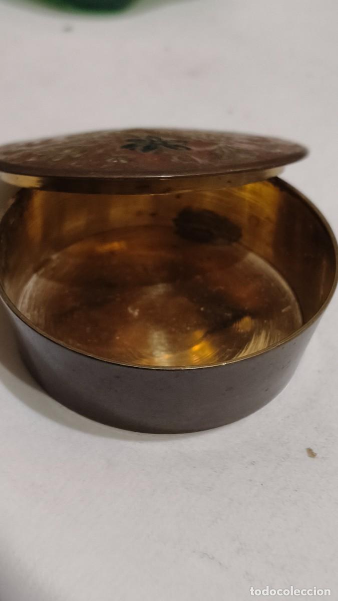 Antig&uuml;edades: Caja laiton cloisonn&eacute; &eacute;maill&eacute;e - Foto 5