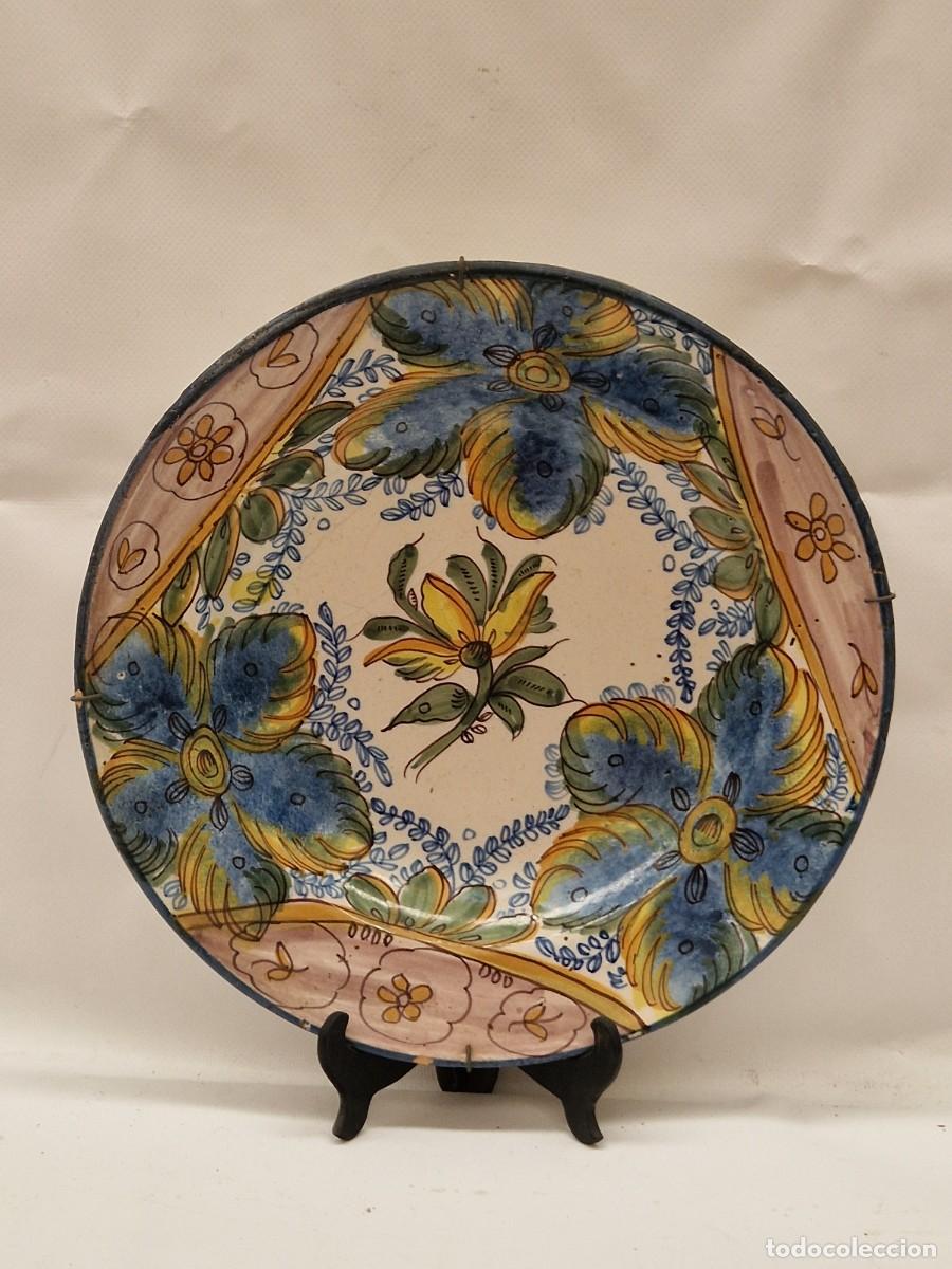 Antig&uuml;edades: PLATO ANTIGUO DE MANISES-RIBESALBES. SIGLO XIX