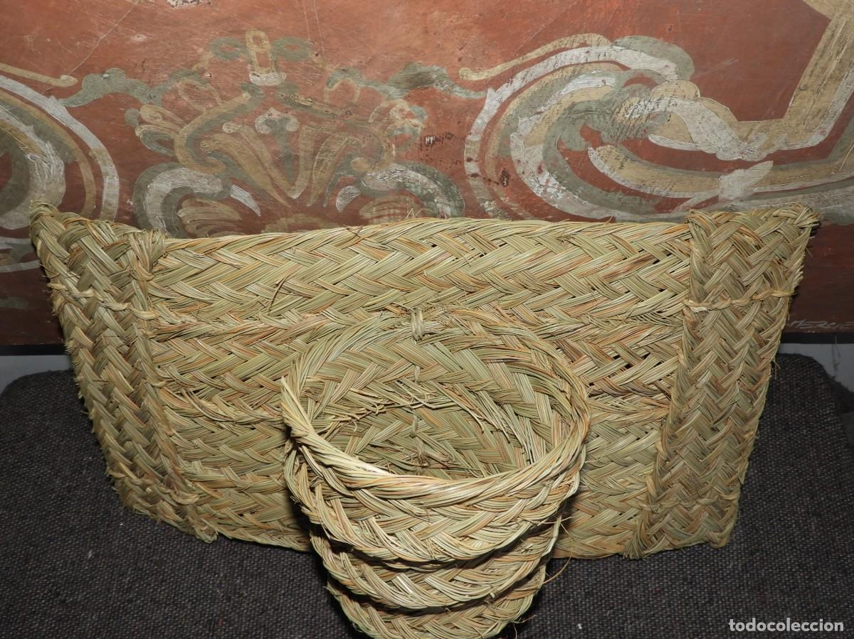 Antig&uuml;edades: Macetero de rafia o esparto horizontal - Foto 2