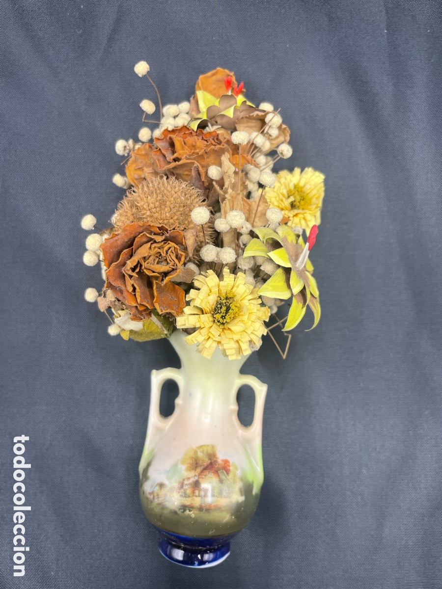 Antig&uuml;edades: Arreglo floral de urna - Foto 6