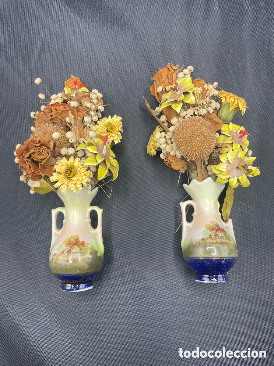 Antig&uuml;edades: Arreglo floral de urna - Foto 7