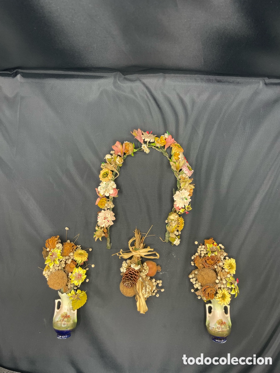Antig&uuml;edades: Arreglo floral de urna - Foto 1