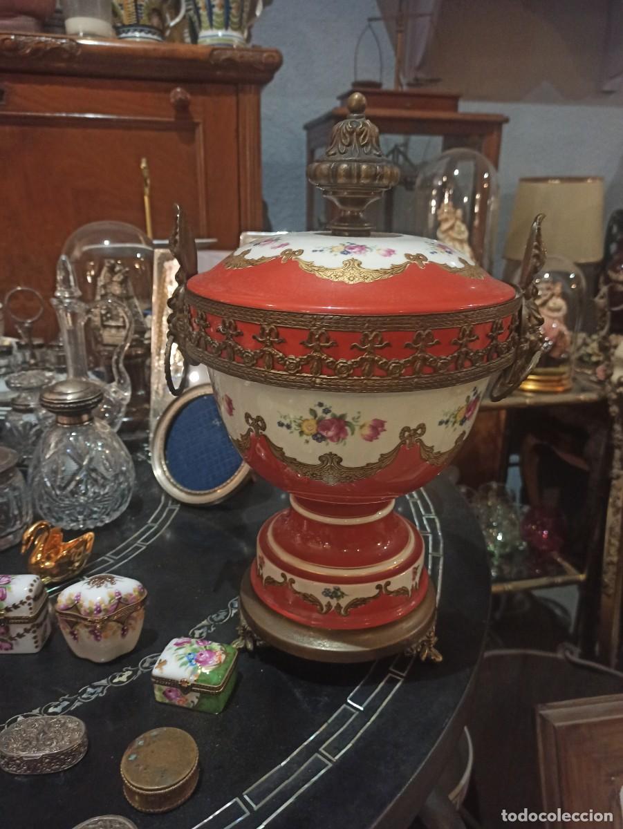 Antig&uuml;edades: COPA DE PORCELANA LIMOGES - Foto 1
