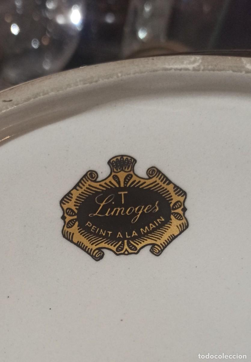Antig&uuml;edades: COPA DE PORCELANA LIMOGES - Foto 3