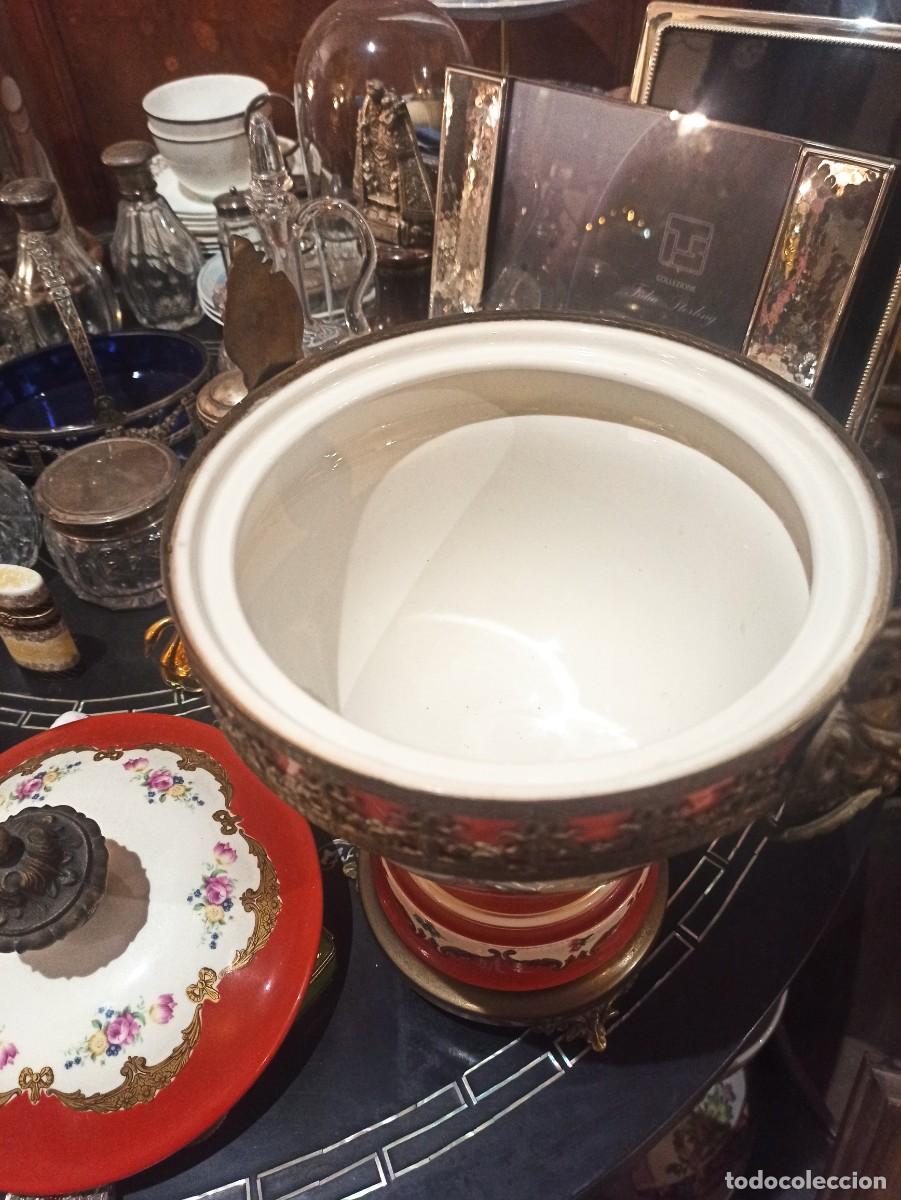 Antig&uuml;edades: COPA DE PORCELANA LIMOGES - Foto 4