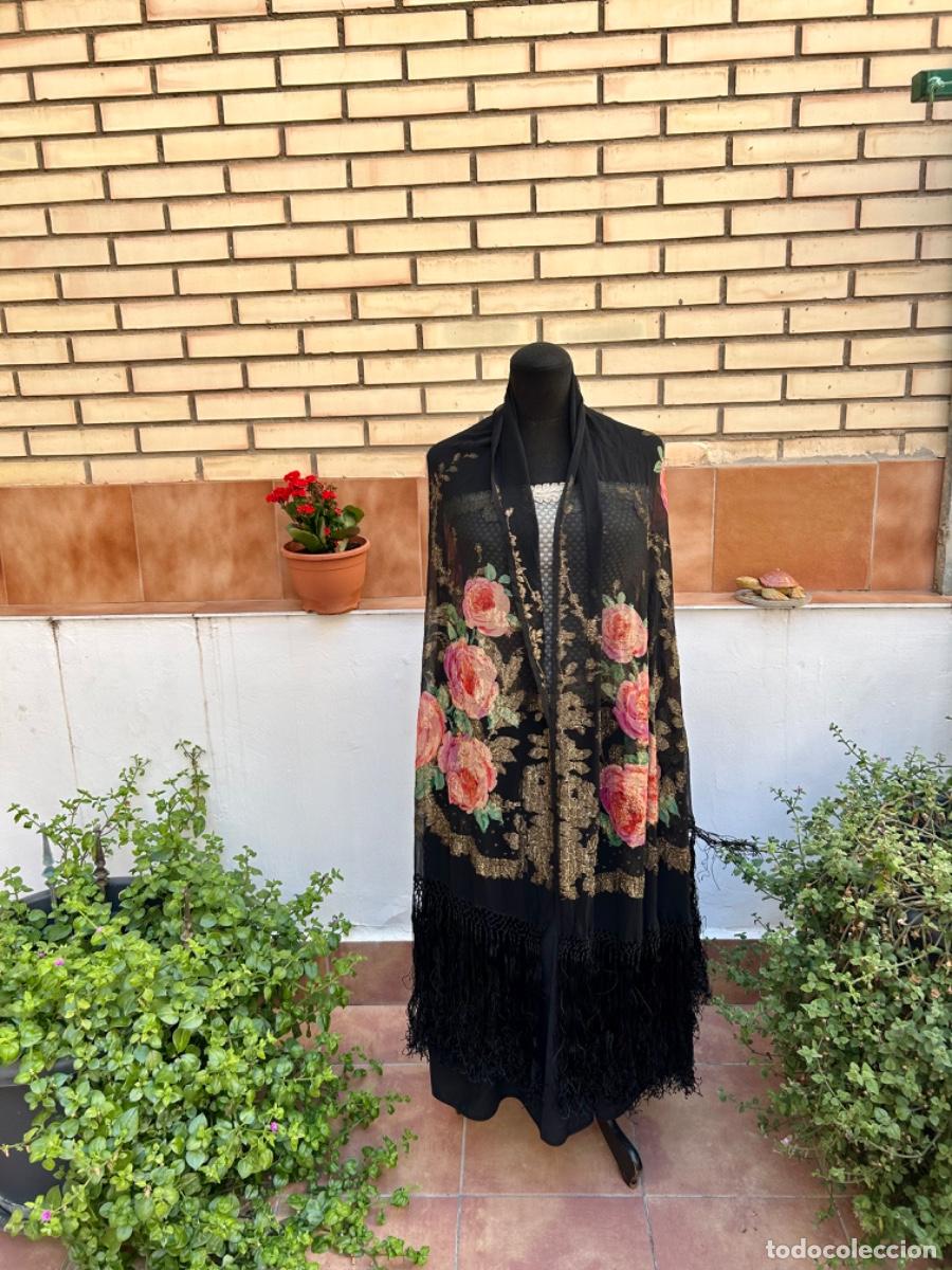 Antig&uuml;edades: Mant&oacute;n -Capelina &eacute;poca ART - DECO - Foto 6
