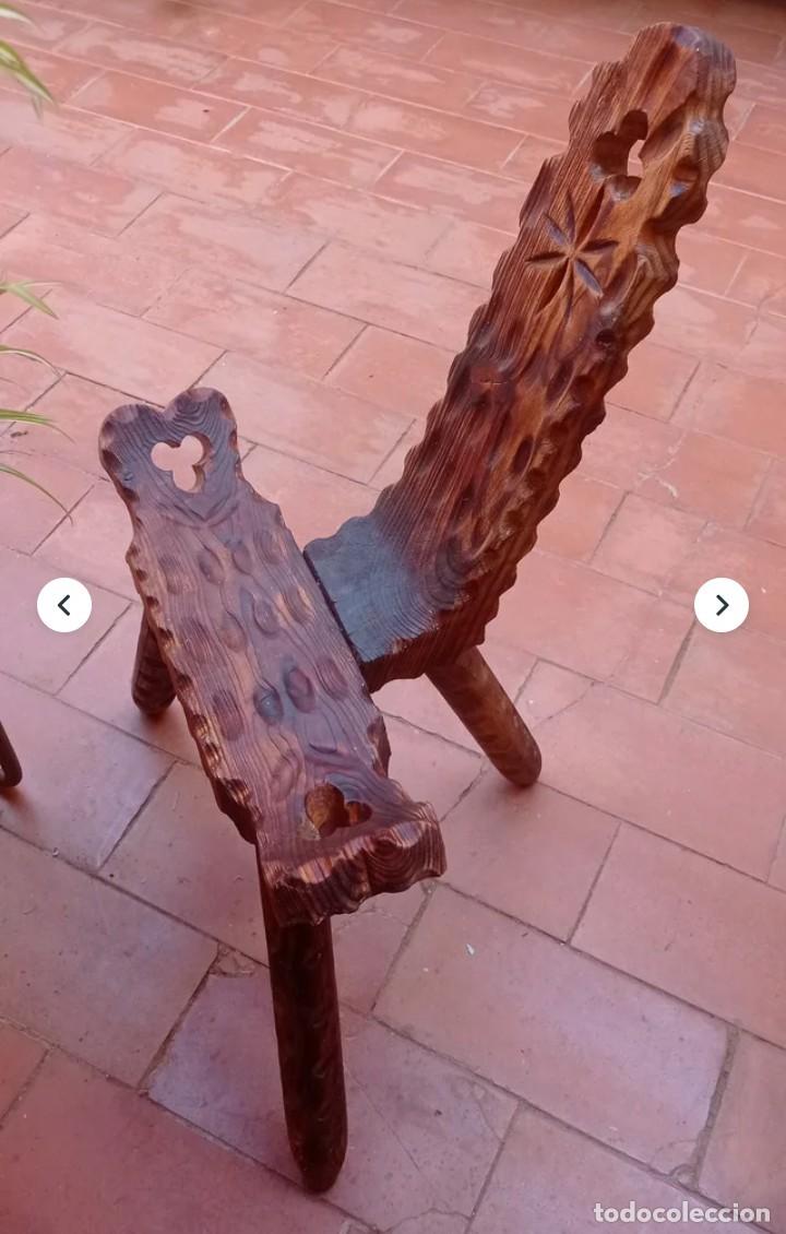 Antig&uuml;edades: Antigua silla de partera - Foto 1