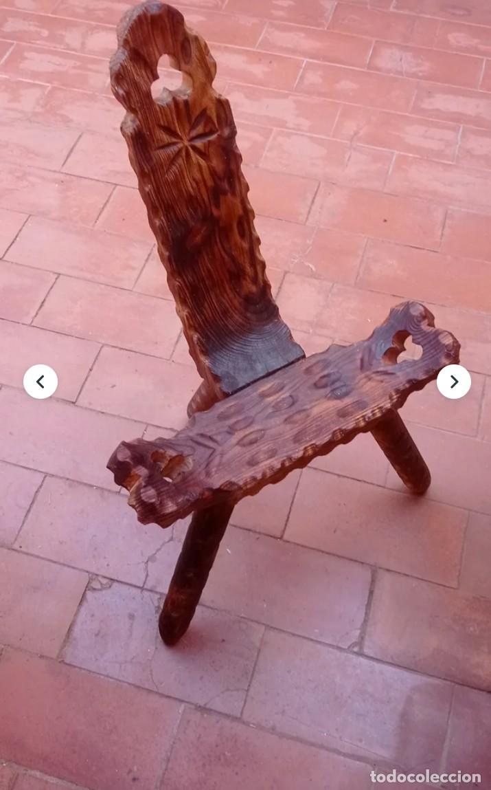Antig&uuml;edades: Antigua silla de partera - Foto 2