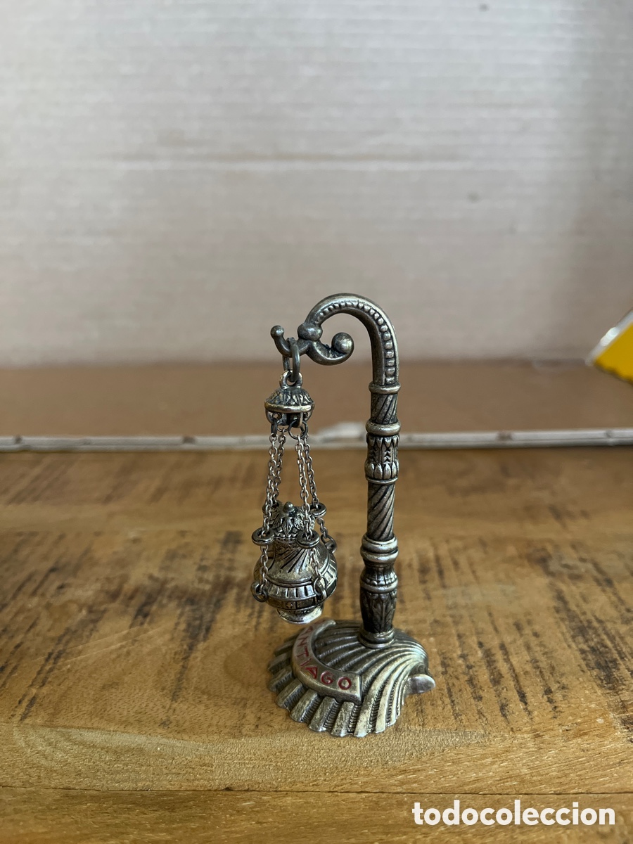 Antig&uuml;edades: Antiguo botafumeiro ba&ntilde;o de plata - Foto 1