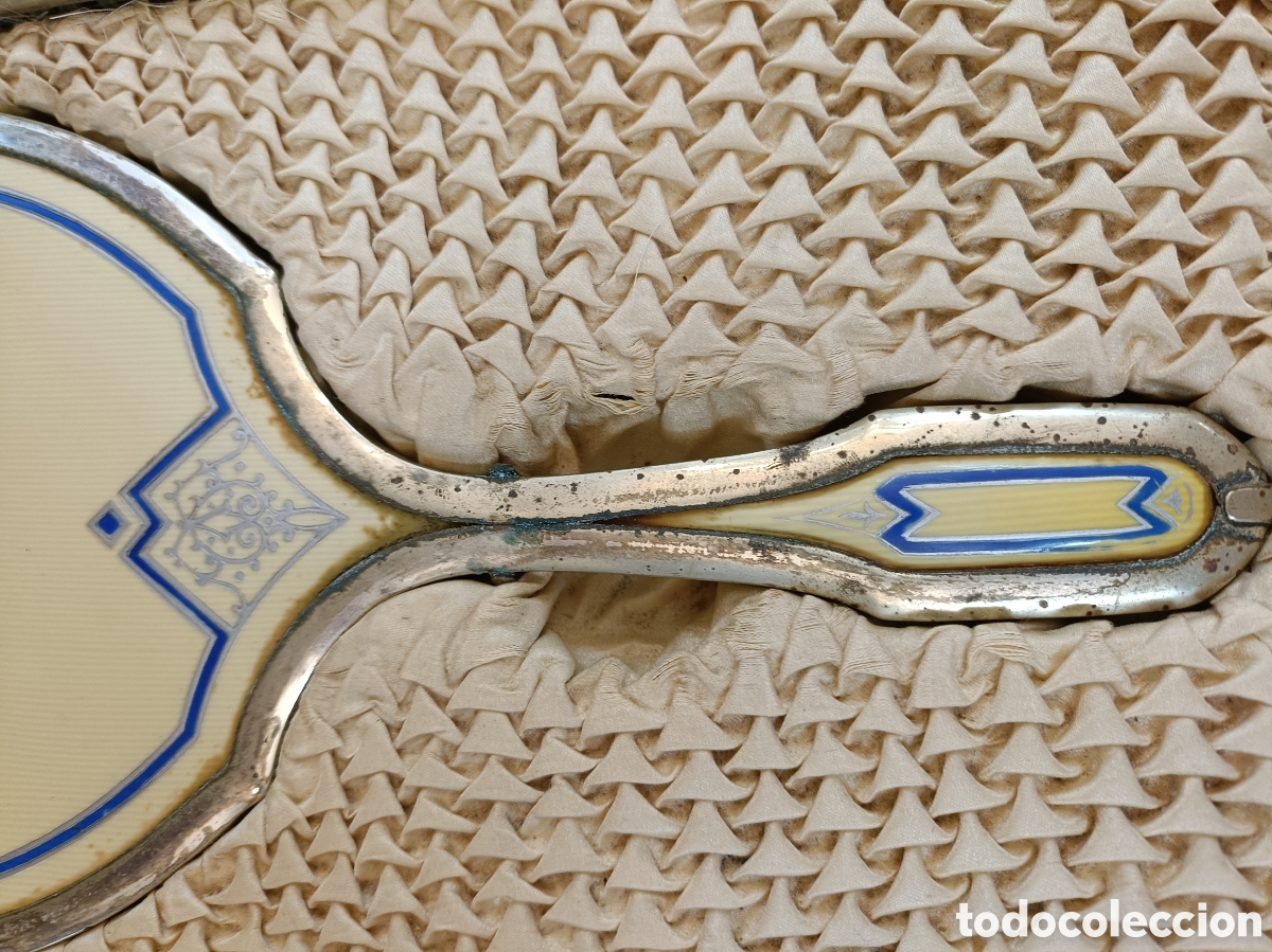Antig&uuml;edades: ANTIGUO TOCADOR INCRUSTACIONES PLATA - Foto 11