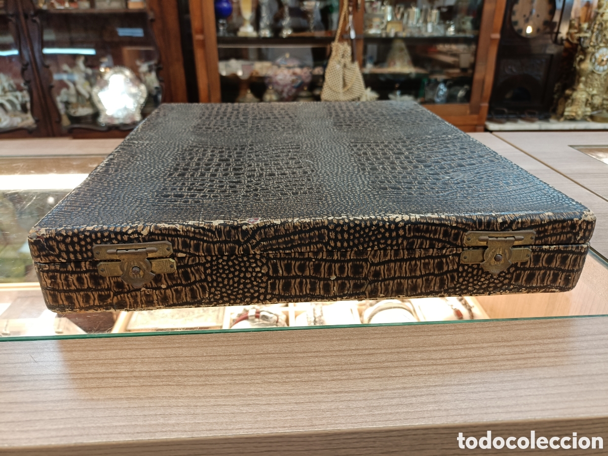 Antig&uuml;edades: ANTIGUO TOCADOR INCRUSTACIONES PLATA - Foto 20