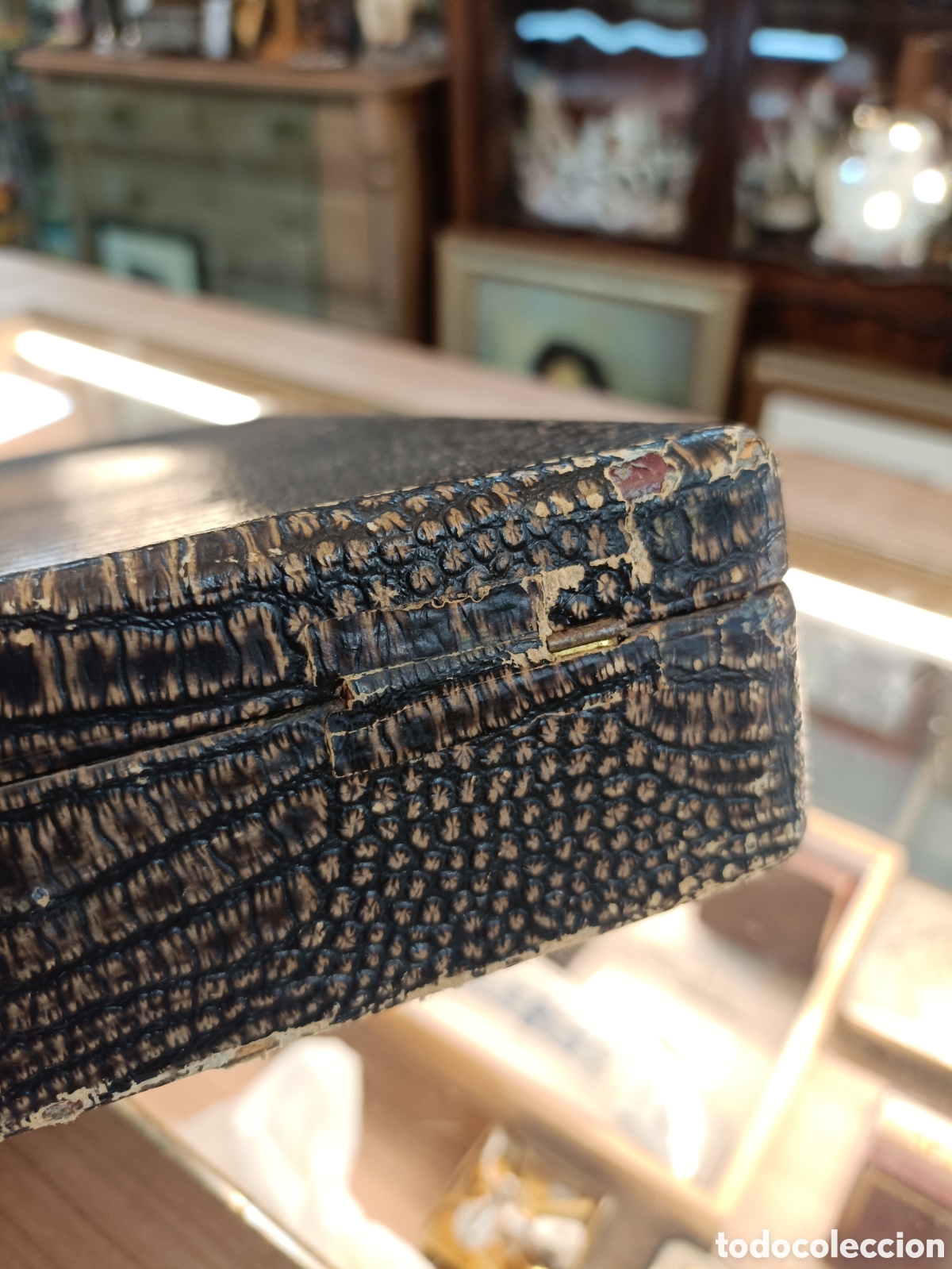 Antig&uuml;edades: ANTIGUO TOCADOR INCRUSTACIONES PLATA - Foto 24