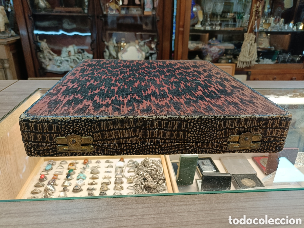 Antig&uuml;edades: ANTIGUO TOCADOR INCRUSTACIONES PLATA - Foto 26