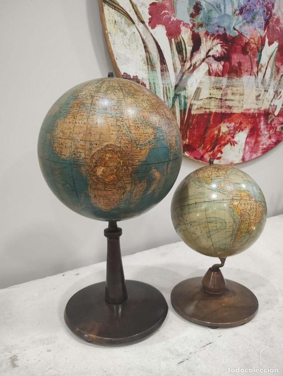 Antig&uuml;edades: Dos globos terraqueos - Foto 2